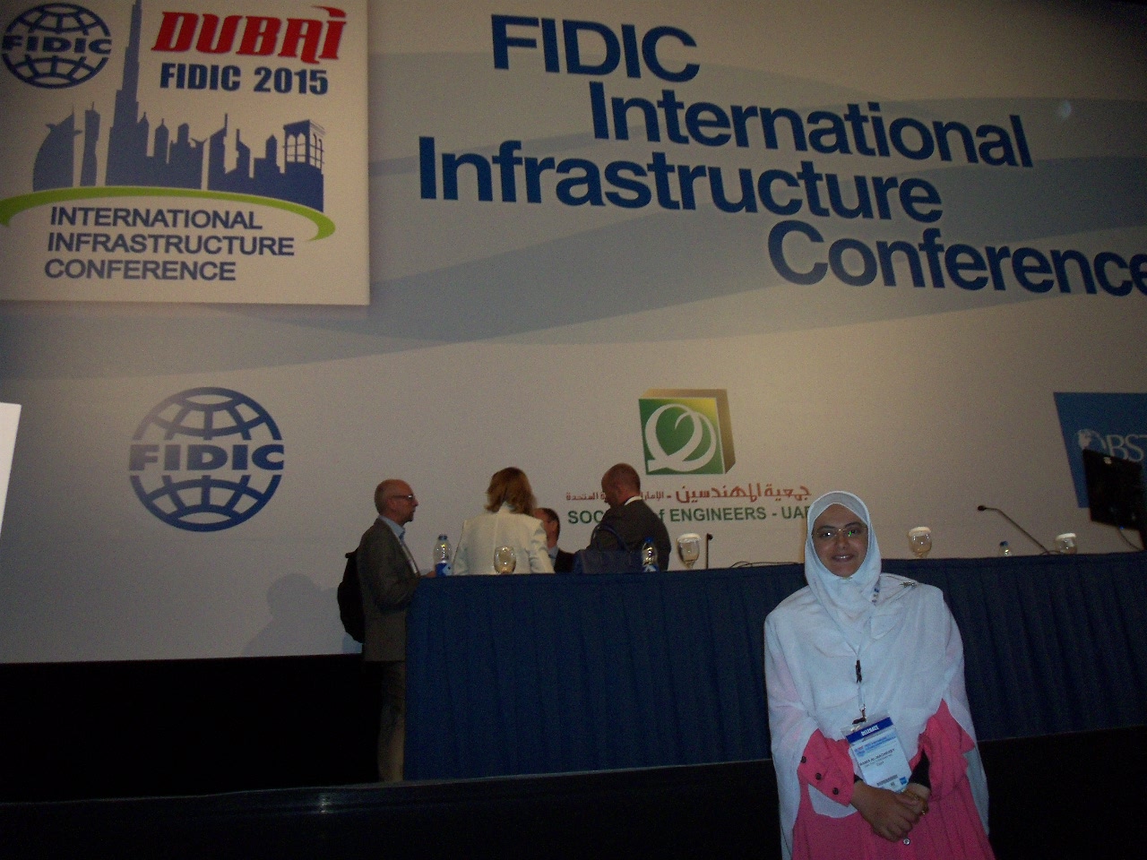 Attending FIDIC Annual Conference, September 2015, Dubai, UAE