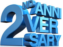 2nd anniversary banner